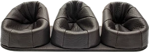 MARTIN WESS ELK LEATHER 3 PIPE CHAIR STAND RACK ** NEW ** - Picture 1 of 3