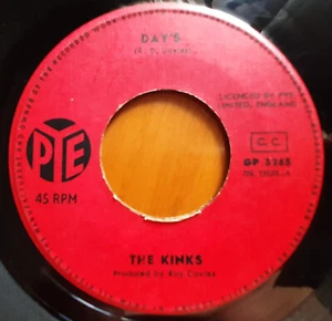 KINKS DAY'S / SHE'S GOT EVERYTHING ORIG GREEK 45' PYE 1968 ULTRA RARE!!! - Picture 1 of 2