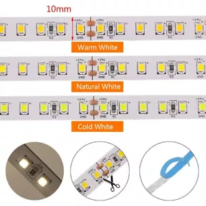 10M 15M 20M SMD 2835 LED Streifen DC 12V 24V 5M 600LED Hohe LED Streifen Lampe - Bild 1 von 11