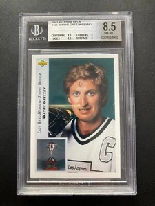 1992-93 Upper Deck 435 Wayne Gretzky gegradet BGS 8.5 NM MINT - Bild 1 von 2