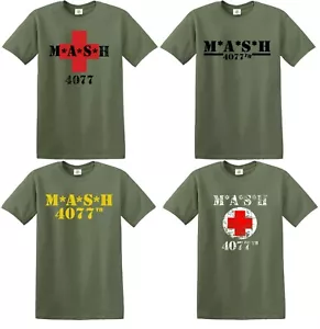 Camiseta M*A*S*H 4077TH MASH Serie de TV Ejército de EE. UU. Militar Día del Padre Regalo Camiseta - Imagen 1 de 5