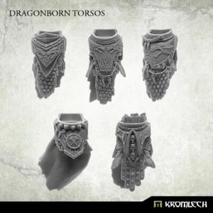 Kromlech Dragonborn Torsos (5) Brand New KRCB219 - Picture 1 of 4