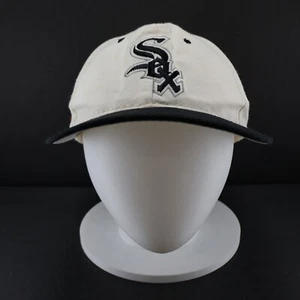 Vintage Chicago White Sox MLB Sports Specialties Snap Back White Dome Plain Logo - Picture 1 of 10