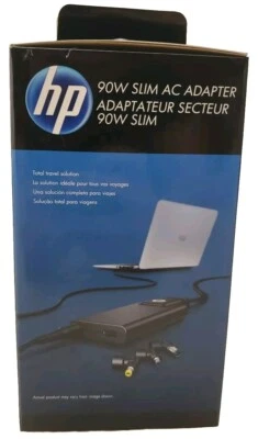 Adaptador de CA de viaje delgado HP 90W H6Y83AA#ABA ~ nuevo sellado  Foto 1 de 4