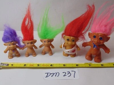 Lote de Muñeca Troll Vintage Etone, Imperial Años 90 Mezcla Corea Lápiz Topper Foto 1 de 4