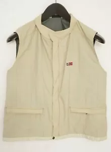 Herren Napapijri Geographic Weste Körperwärmer Atmungsaktiv Beige S VAZ551 - Bild 1 von 11