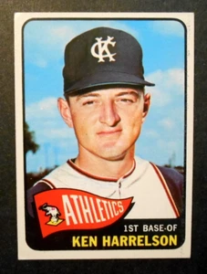 1965 Topps #479 KEN HARRELSON Kansas City Athletics EX - Foto 1 di 2