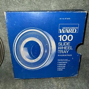 Montgomery Wards Slide Wheel Tray, 100 slide capacity, Vintage 1970s - Picture 1 of 9
