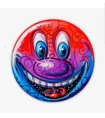 Kenny Scharf PLURBLE Tondo Impresión Firmado Círculo Edición Limitada de 99 Foto 1 de 4