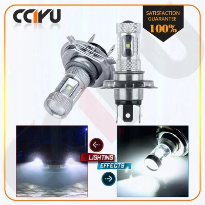 LED White H4 9003 HB2 Bulb 800LM High Low Beam Headlight Motorcycle - Изображение 1 из 4