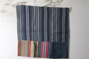 Ralph Lauren, Bloomfield Rag Rug, 26.50" W X 26.50" L, Color Denim - Picture 1 of 1
