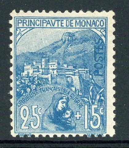 MONACO 1914 MINT NH #B5, VIEW OF MONACO !! S62 Cover