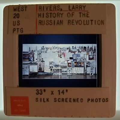 Larry Rivers Historia de la Revolución Rusa: De Marx a... Diapositiva de vidrio de 35 mm Foto 1 de 4