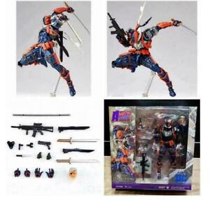 New Complex Powered by Revoltech NO.011 Deathstroke 6in Action Figure Box Set
