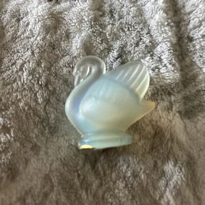 Sabino Opalescent Glass Bird Model Cygne 8596 Swan - Picture 1 of 4