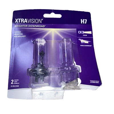 Bombilla halógena para faros Sylvania H7 XtraVision solo 1 bombilla - nuevo paquete abierto Foto 1 de 4