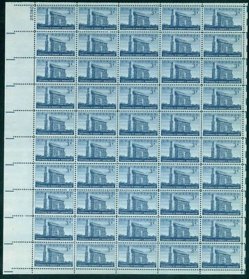 Scott #1074 3¢ Booker T. Washington Cabin Mint Sheet MNH  CV $11.10 - Image 1 of 2