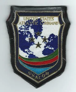 U.S. ATLANTIC COMMAND on LEATHER patch - Picture 1 of 1