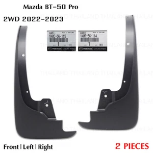 Pair Front Mud Flaps Splash Guard For Mazda BT-50 2WD 4x2 Pick Up 2022 - 2023 - Picture 1 of 9