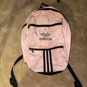 Mochila Adidas Originales Tres Rayas Rosa 18 pulgadas Alto - Imagen 1 de 5