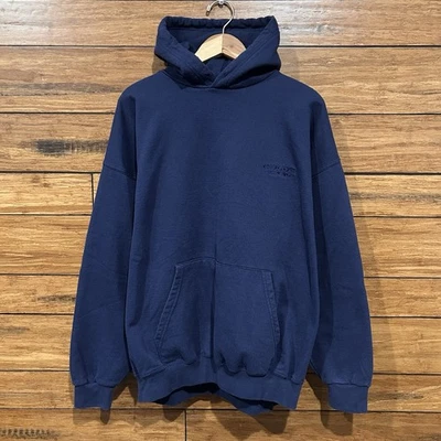 Vintage Y2K Navy Golds Gym Warm Up Hoodie Size XL - Image 1 of 4