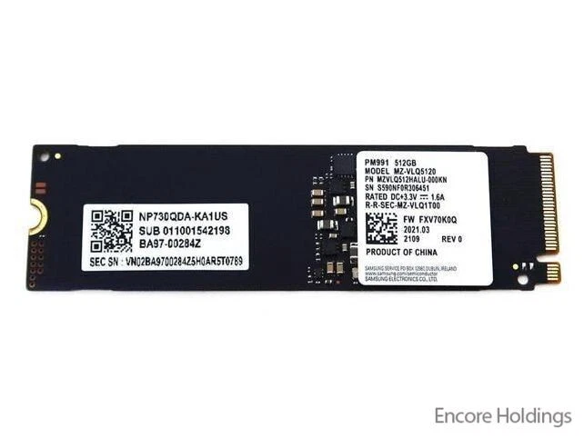 Asus Samsung PM991 Series Solid State Drive - 512 GB TLC M.2 2280 - MZ-VLQ5120 - Image 1 of 1