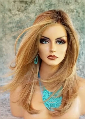 SCENE STEALER Peluca Sintética A Prueba de Calor *COLOR SOMBREADO TRIGO SEXY *HERMOSA #2 Foto 1 de 4