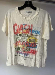 Daydreamer THE CLASH white T-Shirt Women's MEDIUM tee USA - Picture 1 of 7