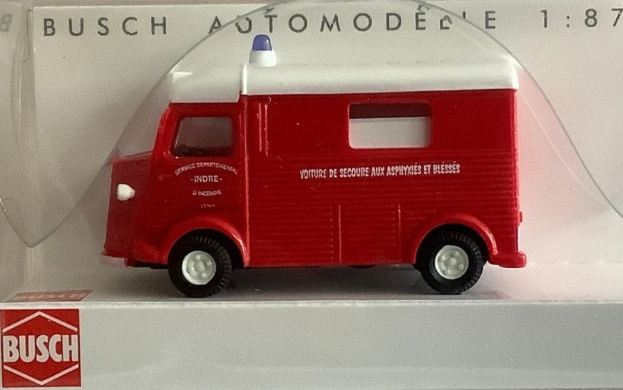 Busch 41959 Citroen H Ambulanza Francese HO 1:87 NUOVO - Immagine 1 di 1