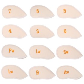 12 Pcs Golf Headcover Set Driver and Wood Covers Iron Protective