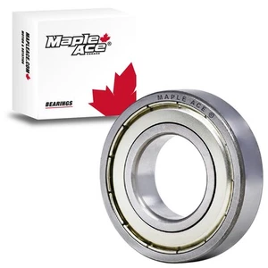 Rodamiento de bolas 6315-ZZ 75x160x37 mm 6315 ZZ metal blindado - Imagen 1 de 3