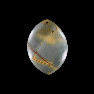 MultiColor Picasso J 51x37x6 mm Pendant Bead HE304020 - Picture 1 of 8