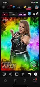 Topps Slam WWE *Digital*  2025 Color Splash Rainbow Motion - Piper Niven 2168cc - Picture 1 of 1