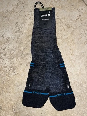 Nuevos calcetines Stance Freshtek Performance de lana ligera negros para hombre GRANDES 9-13 Foto 1 de 2
