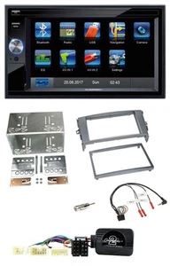 Blaupunkt 2DIN Bluetooth TMC USB Lenkrad SD Navigation für Toyota Auris 2007-201 - Bild 1 von 9