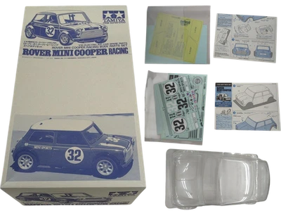 TAMIYA 1/10 RC ROVER MINI COOPER RACING BODY PARTS SET 50795 voiture électriq... - Photo 1/4