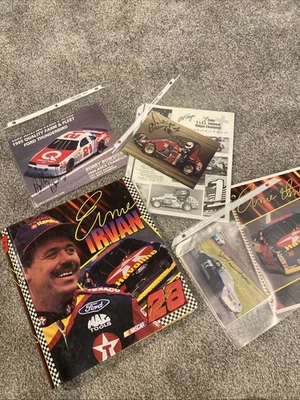 Ernie Irvan NASCAR Racing 1996 Napco carpeta de 3 anillos recuerdos rellenos + autos Foto 1 de 4