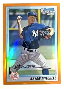 2010 Bowman Chrome Bryan Mitchell #/25 Orange Refractor New York Yankees #BCP118 - Bild 1 von 2