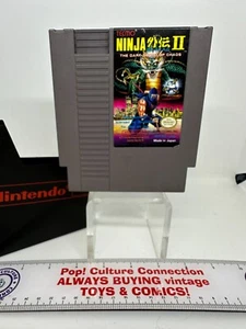 1990 Nintendo NES Tecmo Ninja Gaiden The Dark Sword Of Chaos Game Inv-0775 - Picture 1 of 5