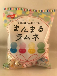 1 x bag Mammaru Fruit Ramune - Nobel Japan - Japanese Snacks / Sweets / Candy - Imagen 1 de 2
