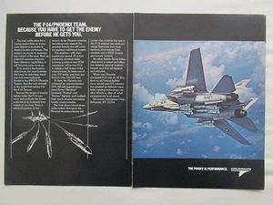 3/1981 PUB GRUMMAN AEROSPACE F-14 TOMCAT US NAVY SPARROW PHOENIX ORIGINAL AD - Picture 1 of 1