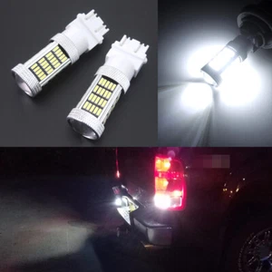Bombillas LED de reversa de respaldo para automóvil camión 3156 3056 3157 brillantes 6000K blancas 2 un. - Imagen 1 de 11