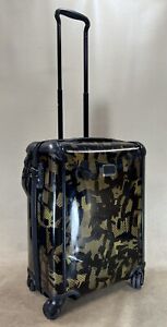 Preowned TUMI Tegra Lite Continental Carry On Spinner Suitcase 28821CM Camo Rare