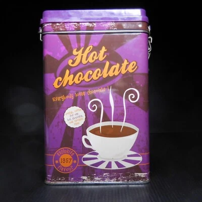 Boite métal vide vintage Hot Chocolate alimentation boisson CMP Paris N8881 - Photo 1/4