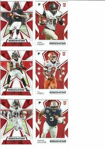 Juego (6) tarjetas base del equipo de fútbol americano Atlanta Falcons 2020 Rookies & Stars - Imagen 1 de 2