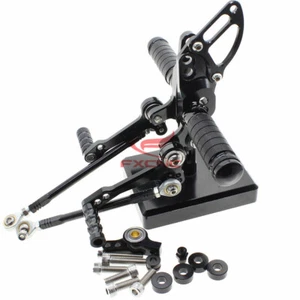 Adjustable For Ducati STREETFIGHTER 848 1100 CNC Billet Rearset Footpeg Footrest - Foto 1 di 7