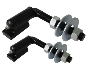 Set of 2 Heavy Duty Swing Gate Bearing Weld On Adjustable Hinges 500kg - Picture 1 of 3