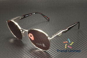 PRADA PR 56ZS 1BC08S Silver Dark Violet 54 mm Women's Sunglasses