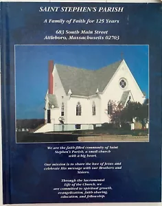 Saint Stephen's Parish Attleboro Buch zeigt, wie sich die Bldg verändert hat 1875-2000 - Bild 1 von 6
