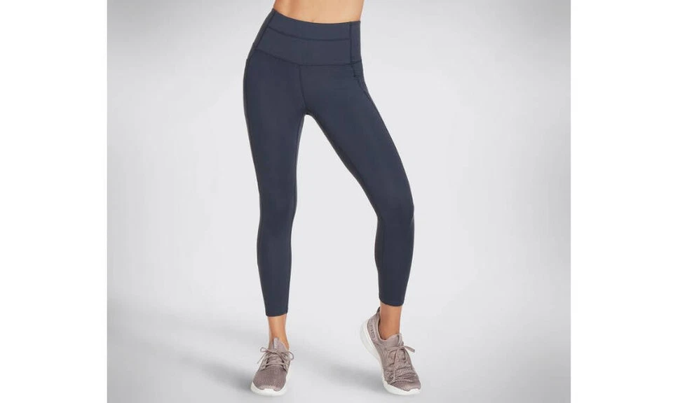 Skechers Go Walk Leggings Small Navy Womens